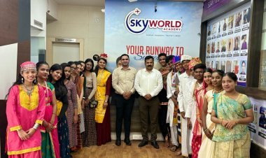 ಬೆಳಗಾವಿ:- ಸ್ಕೈವರ್ಡ್ ಏವಿಯೇಷನ್ ಅಕಾಡೆಮಿಯಲ್ಲಿ ಭಾರತದ ಸಾಂಸ್ಕೃತಿಕ ವೈವಿಧ್ಯತೆಯ ಅನಾವರಣ!