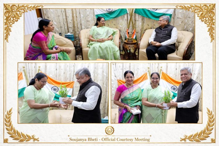 ರಾಜ್ಯಪಾಲರಾದ ಡಾ. ಸುಧಾ ಯಾದವ್ ಅವರನ್ನು ಭೇಟಿಯಾಗಿ ಶುಭಾಶಯ ಕೋರಿದ ಸಂಸದ ಜಗದೀಶ್ ಶೆಟ್ಟರ್